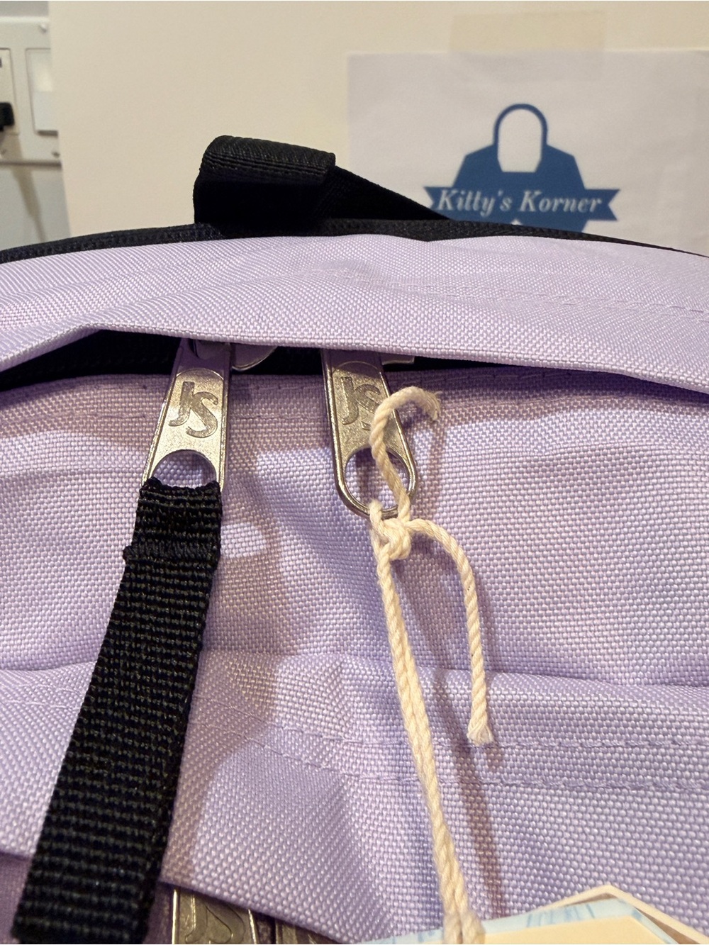 Jansport Lavender Backpack with Black Accents - Picture 13 of 16